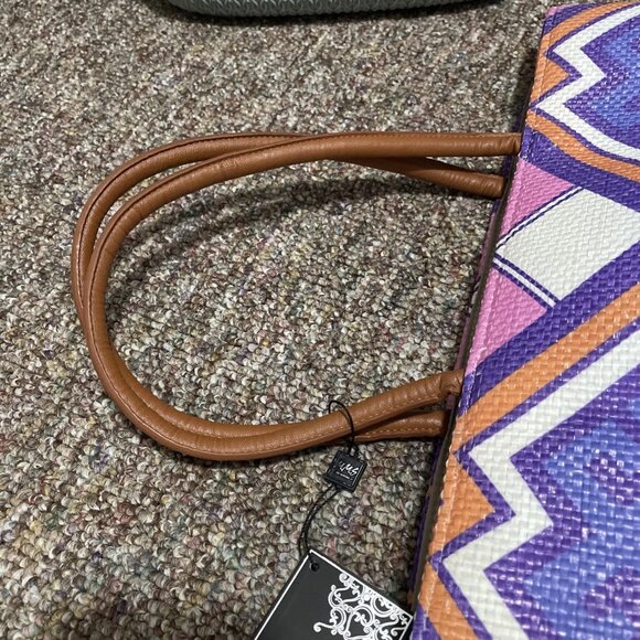 MMS Design Studio Diamond Days Shoulder Purse, Multi-Colored - NWT - Picture 5 of 8